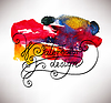 abstract watercolor background