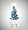 Vector clipart: Christmas Design Tree