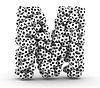 Letter of soccer football balls | Stock Illustration