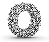Letter O of soccer football balls | Stock Illustration
