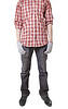 Man in working form, and work gloves | Stock Foto