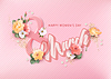 Vector clipart: Women`s Day Background