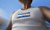 National flag of Honduras on athlete`s chest | Stock Foto