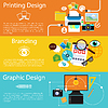 Vector clipart: Branding, graphic design and printing design icon