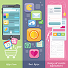 Vector clipart: Concept of Mobile Application Store