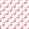 Vector clipart: Flamingo Seamless Pattern, Exotic Birds Nature