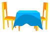 Vector clipart: Table and Chairs, Cafe Furniture, Dining