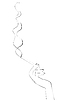 Vector clipart: Hand with cigarette and smoke