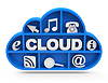 The cloud | Stock Illustration
