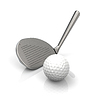 Das Golfspiel | Stock Illustration
