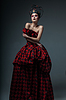Photo 300 DPI: fashion red dress 