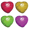 Vector clipart: Geometric Stone Hearts