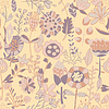 Vector clipart: Flower pattern, seamless texture