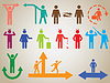 Vector clipart: Human pictogram