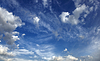 Azul cielo | Foto de stock