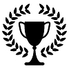 Векторный клипарт: трофей Кубок или награда за победителя чемпионата,