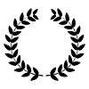Vector clipart: Laurel wreath icon or sign