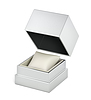 Caja de regalo plateada | Foto de stock