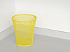 Gelber Papierkorb | Stock Illustration