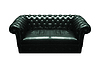 Черная кожа Couch | Фото