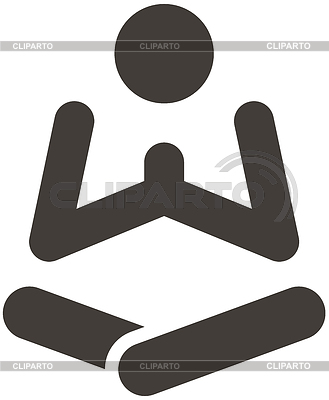 Yoga icon | Stock Vector Graphics |ID 4924993