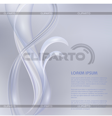 Abstract blue transparent waves | Stock Vector Graphics |ID 5037606
