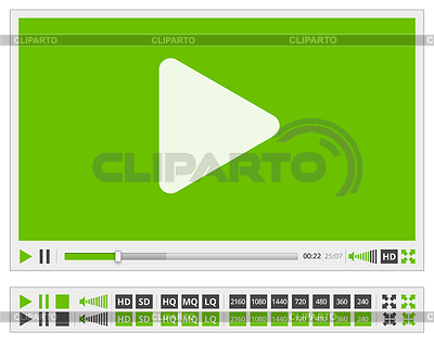 Video Player | Ilustración vectorial de stock |ID 4957967