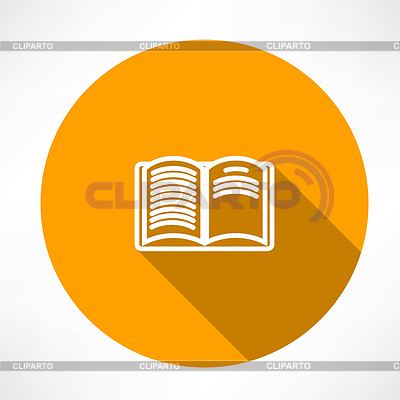 Откройте значок книги | Векторный клипарт |ID 4510083