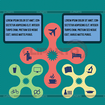 Elements of infographics, Modern Design Circle | Stock Vector Graphics |ID 4655448