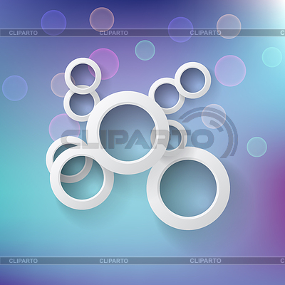 Fondo abstracto con formas redondas y luz | Ilustración vectorial de stock |ID 4655453