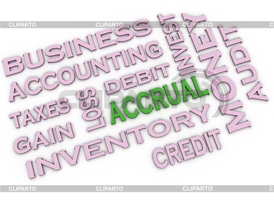 3d image Accrual issues concept word cloud | High resolution stock illustration |ID 4698766