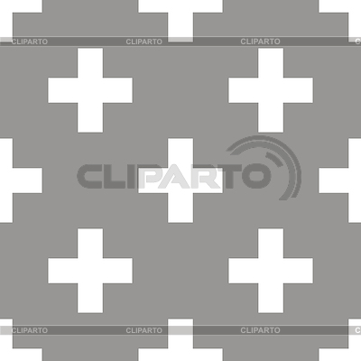 Modelo inconsútil de la Cruz | Ilustración vectorial de stock |ID 4902596
