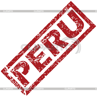 Nuevo sello de caucho de Perú | Ilustración vectorial de stock |ID 4966796