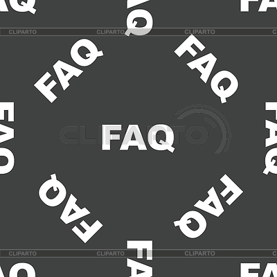 Texto FAQ patrón | Ilustración vectorial de stock |ID 4977922