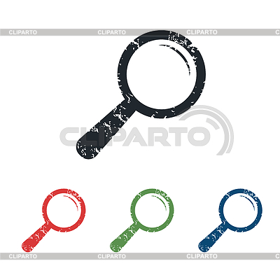 Buscar grunge icono conjunto | Ilustración vectorial de stock |ID 5018154
