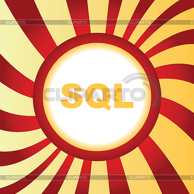 Abstracto icono SQL | Ilustración vectorial de stock |ID 5061807