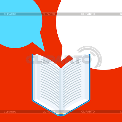 Background with open book | Stock Vector Graphics |ID 6605456