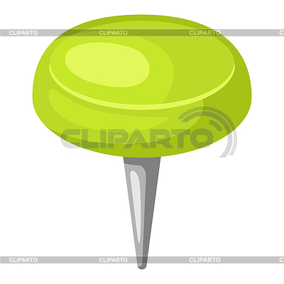 Pin. Office supply, accessory for school and work | Stock Vector Graphics |ID 7362589