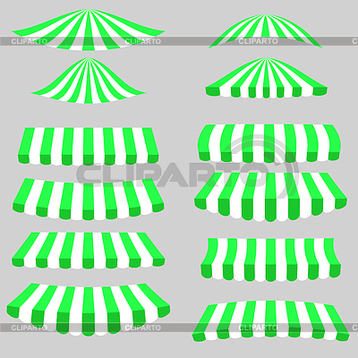 Green White Tents | Stock Vektorgrafik |ID 5032667