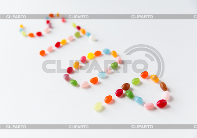 Jelly beans candies on table | High resolution stock photo |ID 5519704