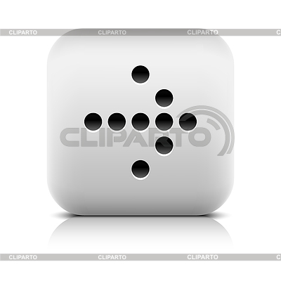 Web icono con signo de flecha digitales | Ilustración vectorial de stock |ID 4633432