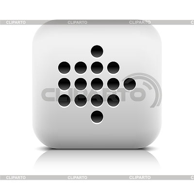 Web icono con signo de flecha digitales | Ilustración vectorial de stock |ID 4633438