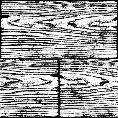 Realista tablón textura de madera con año círculos anuales | Ilustración vectorial de stock |ID 4636498