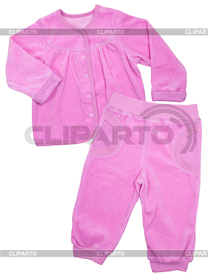 Rosa para niños niñas conjunto pijama | Foto de alta resolución |ID 4650026