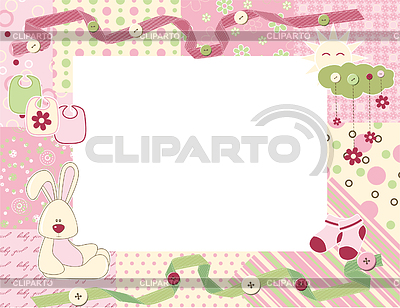 Niño foto marco. Vector | Ilustración vectorial de stock |ID 4655503