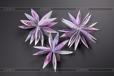 Blumen Origami-Banknoten | Foto mit hoher Auflösung |ID 6203978