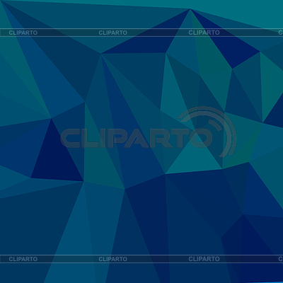 Medium Teal Blue Abstract Low Polygon Background | Stock Vector Graphics |ID 5199455