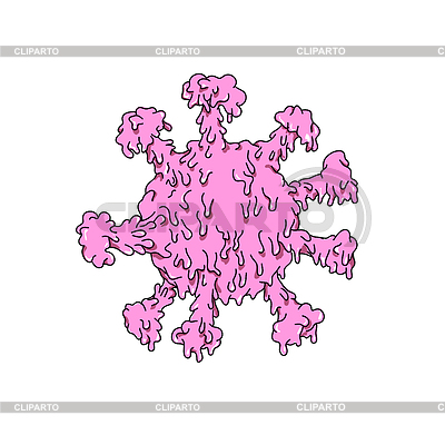 Corona Virus Cell Grime Art | Ilustración vectorial de stock |ID 6987567