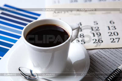 Todavía la vida empresarial y la taza de café | Foto de alta resolución |ID 4546029
