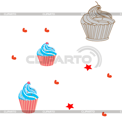 Capcake | Ilustración vectorial de stock |ID 4539969